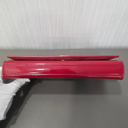 Saint Laurent YSL Patent Leather Clutch Bag (Pre-Owned)