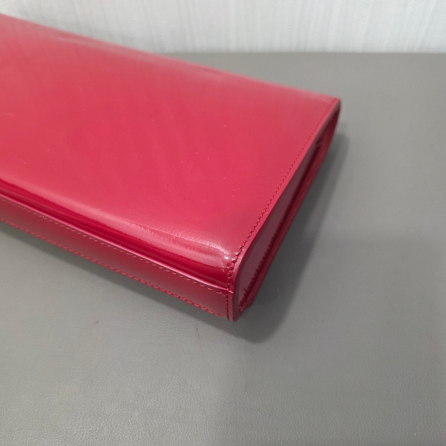 Saint Laurent YSL Patent Leather Clutch Bag (Pre-Owned)