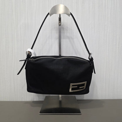 Fendi FF Logo Nylon Shoulder Bag (Pre-Owned)