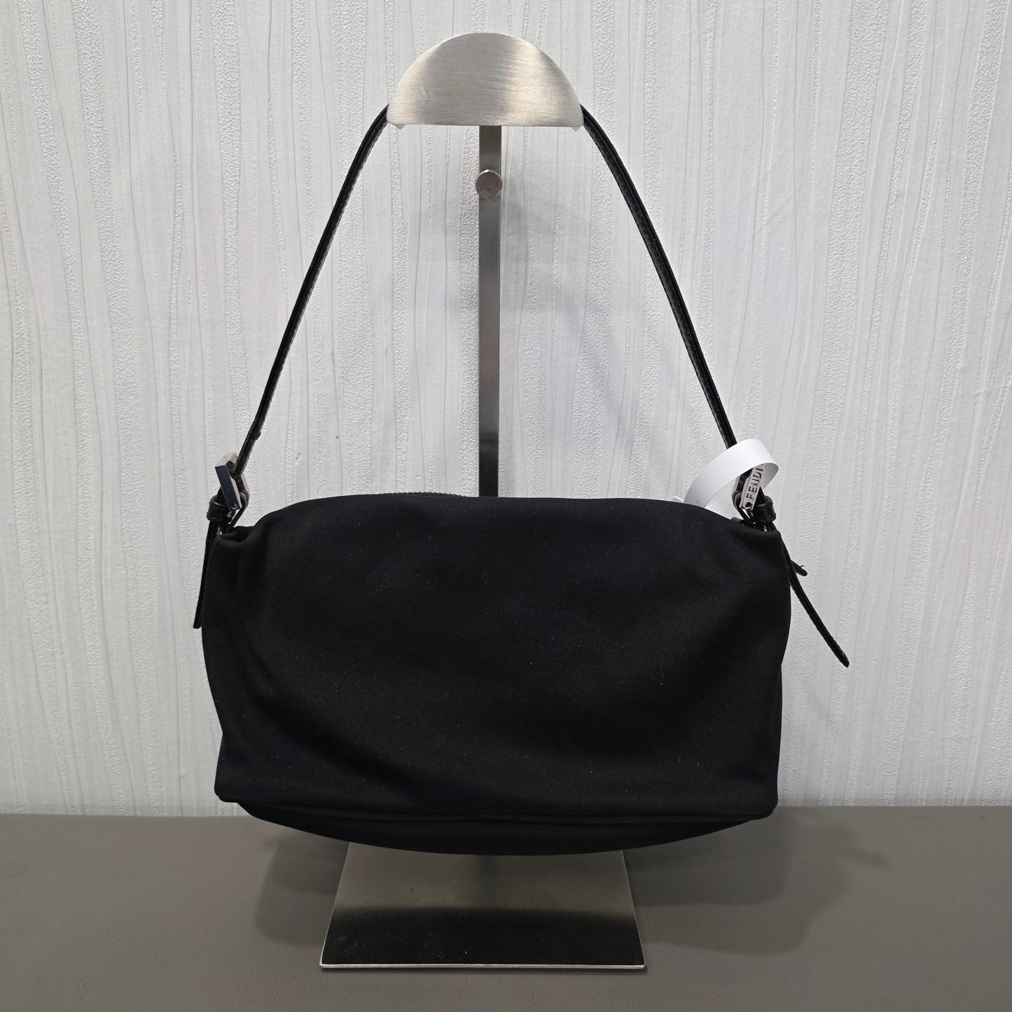 Fendi FF Logo Nylon Shoulder Bag (Pre-Owned)