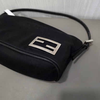 Fendi FF Logo Nylon Shoulder Bag (Pre-Owned)