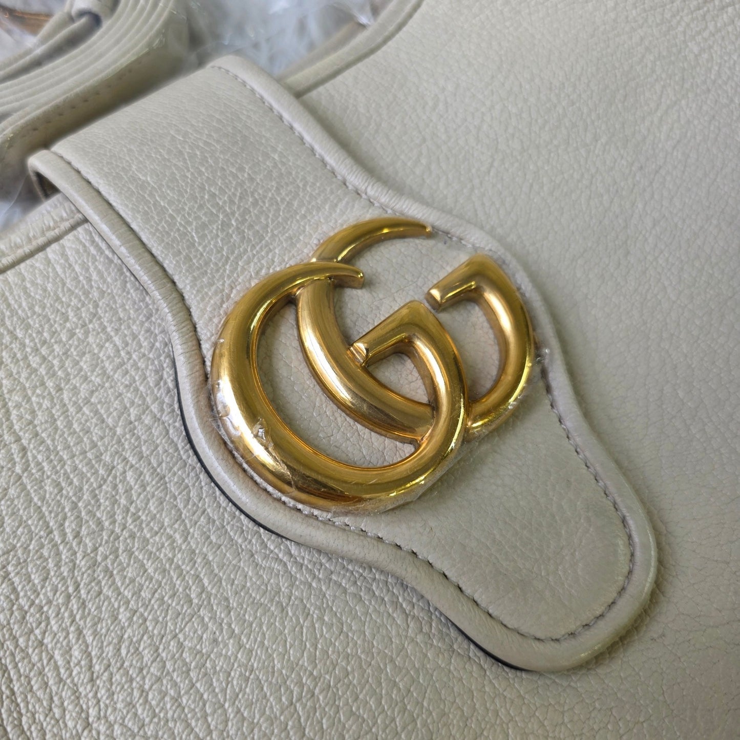 Gucci GG Leather Shoulder Bag (Pre-Owned)