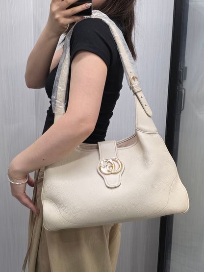 Gucci GG Leather Shoulder Bag (Pre-Owned)