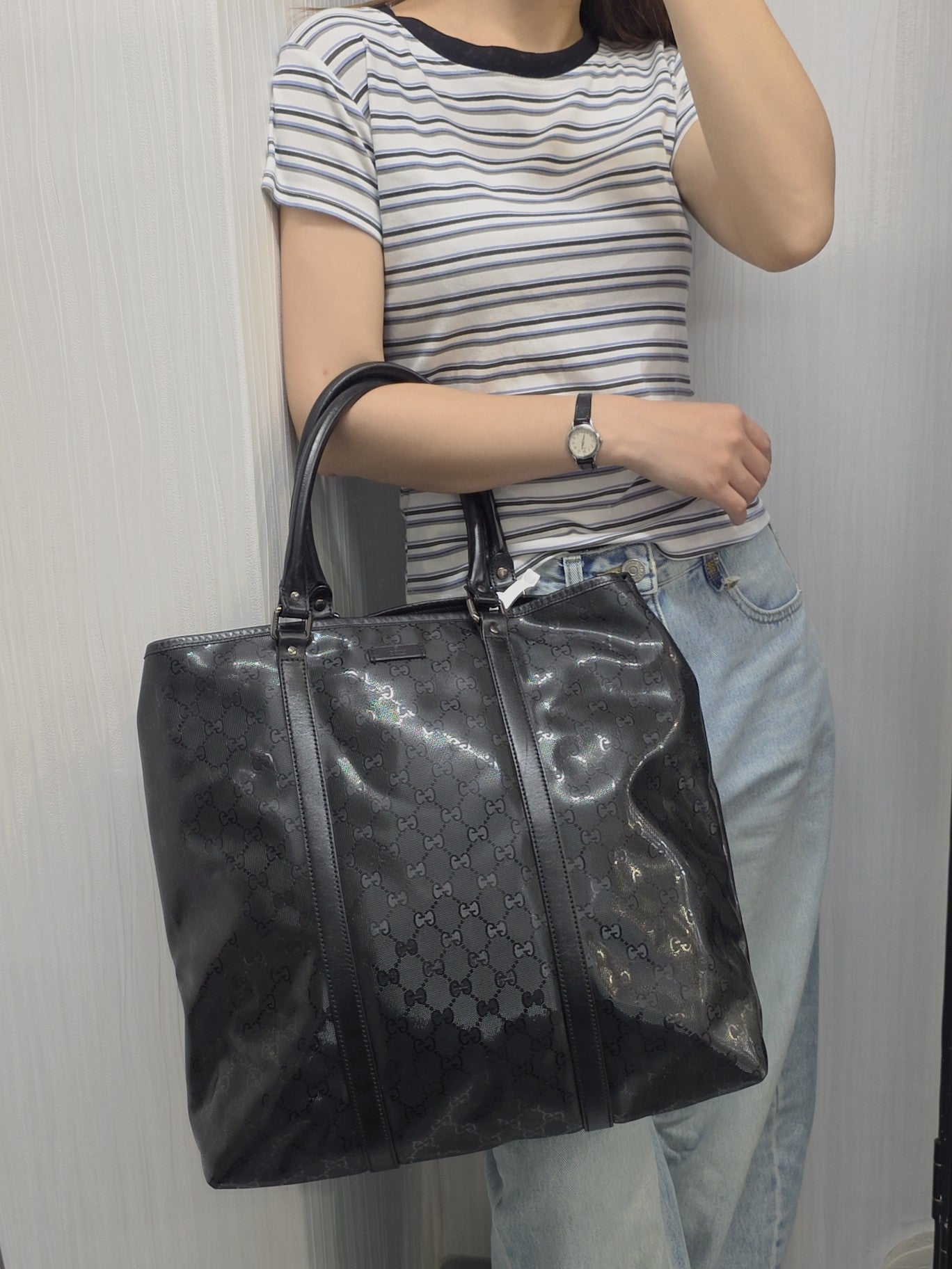 Gucci GG Imprimé Tote Bag (Pre-Owned)