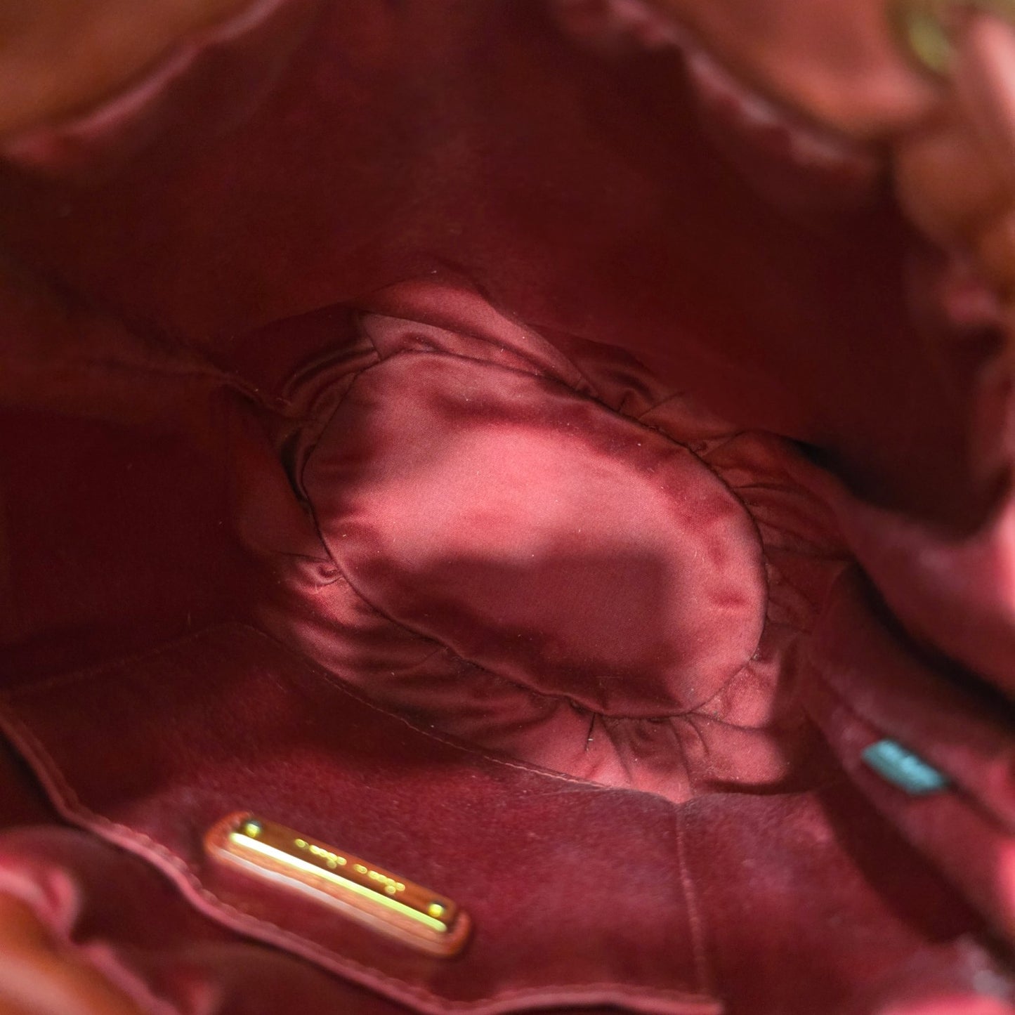 Miu Miu Matelassé Leather Drawstring Shoulder Bag (Pre-Owned)