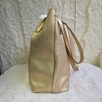 Prada Metallic Leather Tote Bag (Pre-Owned)