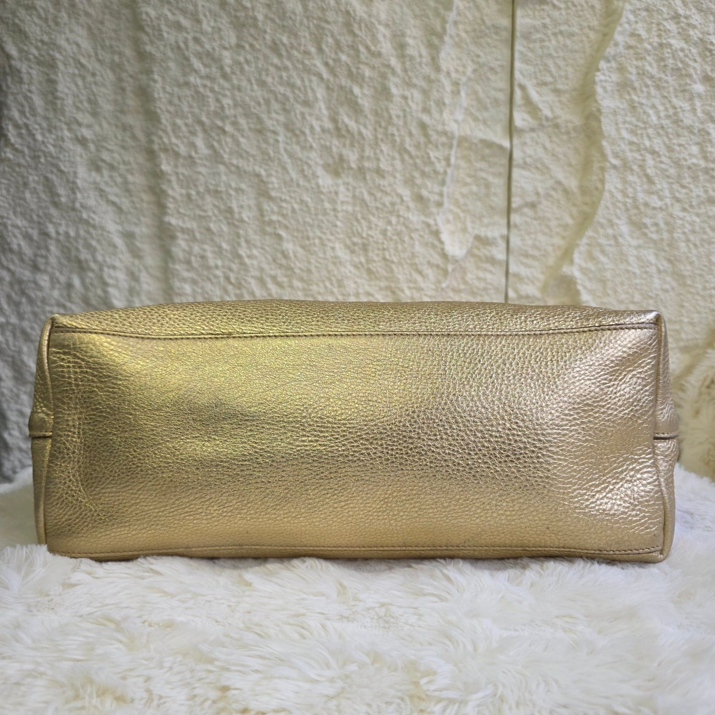 Prada Metallic Leather Tote Bag (Pre-Owned)