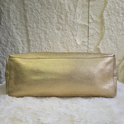 Prada Metallic Leather Tote Bag (Pre-Owned)