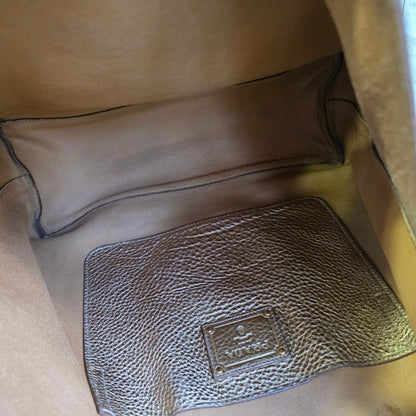 Prada Metallic Leather Tote Bag (Pre-Owned)