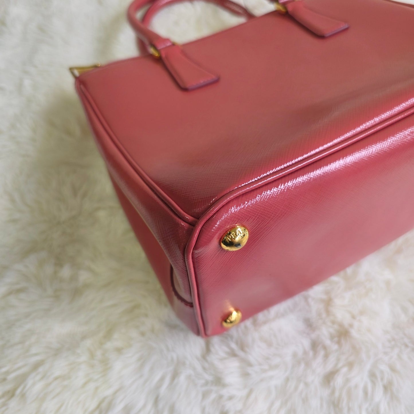 Prada Saffiano Lux 2-Way Handbag (Pre-Owned)