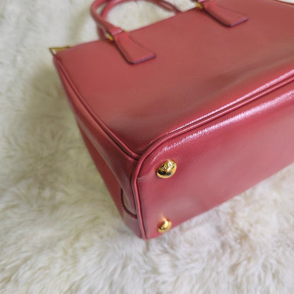 Prada Saffiano Lux 2-Way Handbag (Pre-Owned)