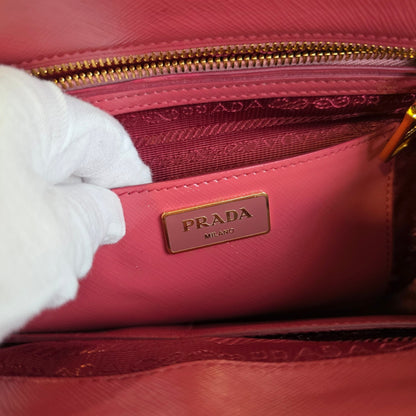 Prada Saffiano Lux 2-Way Handbag (Pre-Owned)