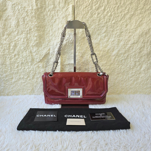 Chanel Reissue Patent Leather Chain Shoulder Bag (Pre-Owned)