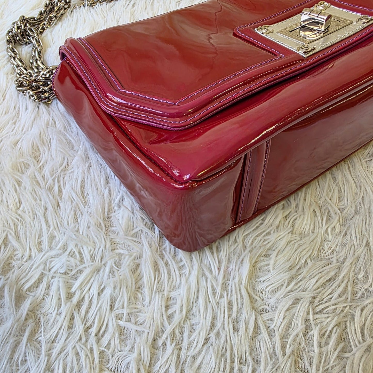 Chanel Reissue Patent Leather Chain Shoulder Bag (Pre-Owned)