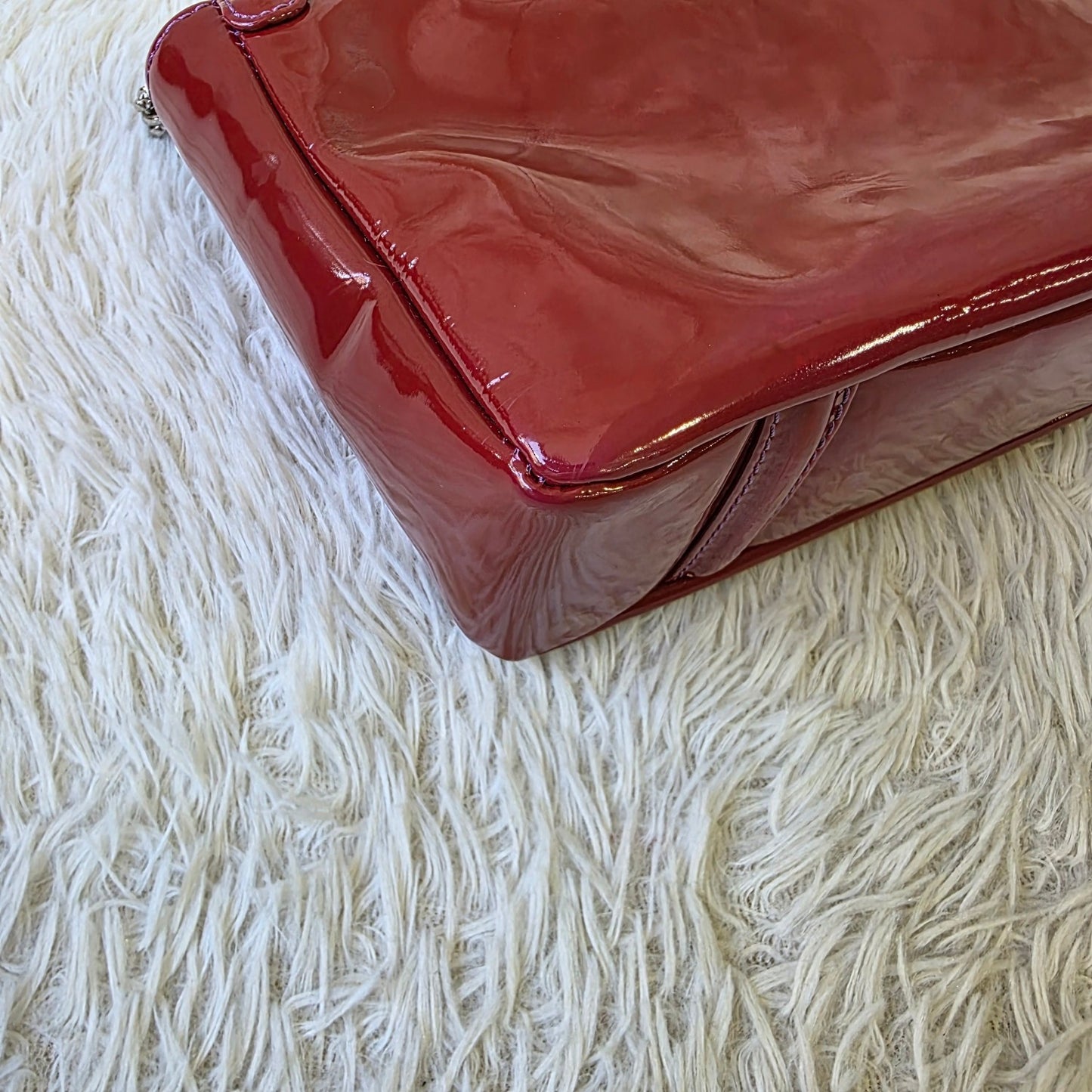 Chanel Reissue Patent Leather Chain Shoulder Bag (Pre-Owned)