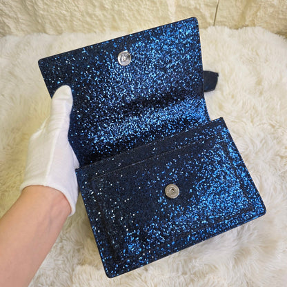 Saint Laurent YSL Glitter Chain Wallet Bag (Pre-Owned)