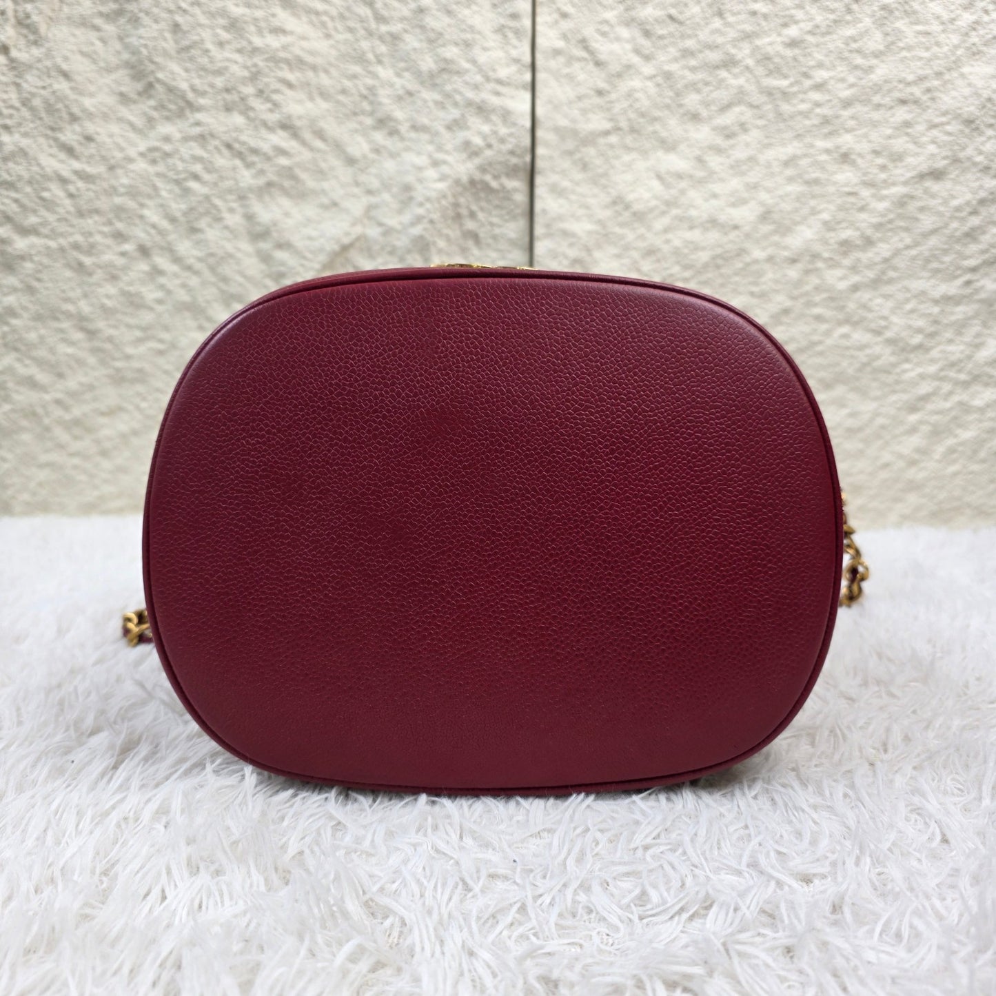 Chanel Caviar Leather Drawstring Bucket Bag (Pre-Owned)