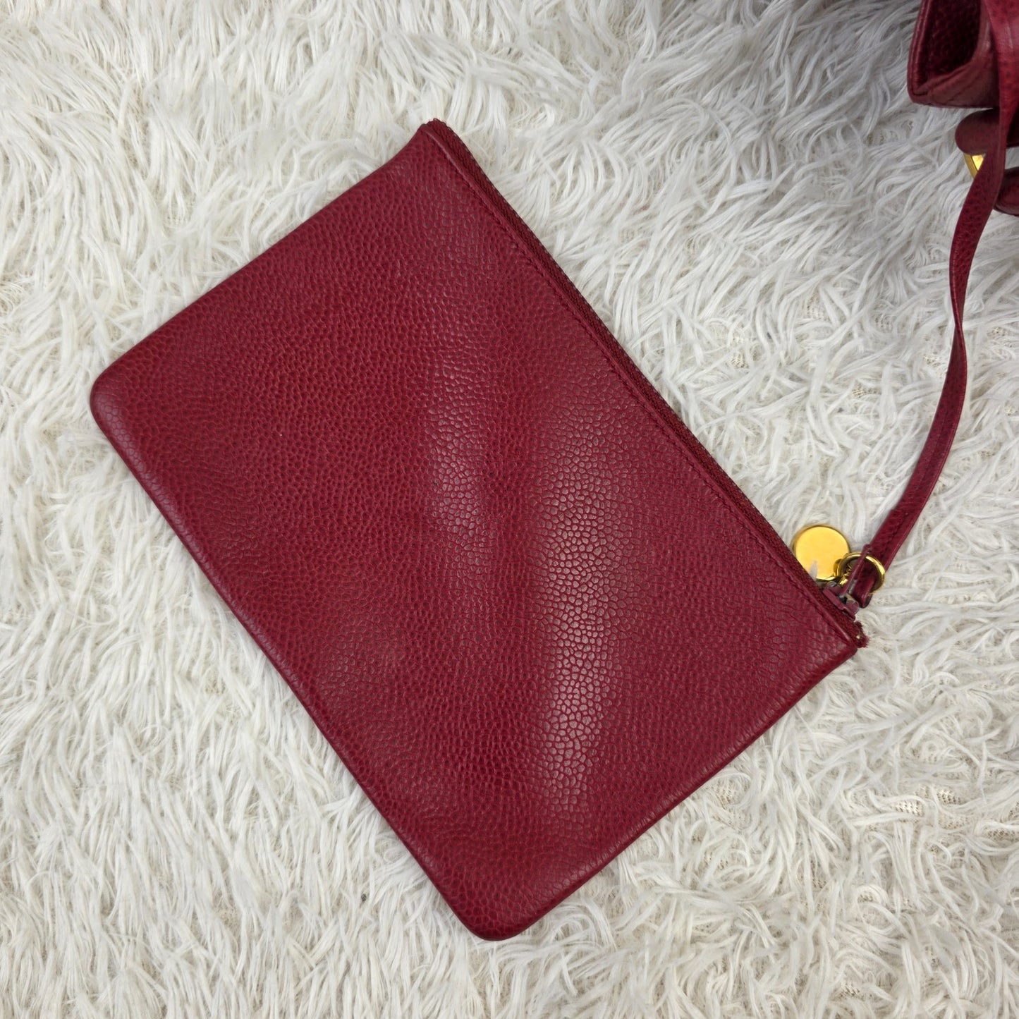 Chanel Caviar Leather Drawstring Bucket Bag (Pre-Owned)