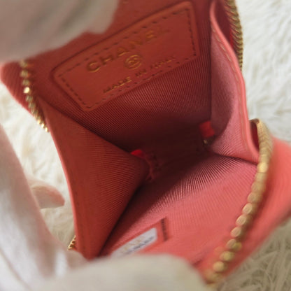 Chanel Quilted Leather Chain Mini Pouch (Pre-Owned)