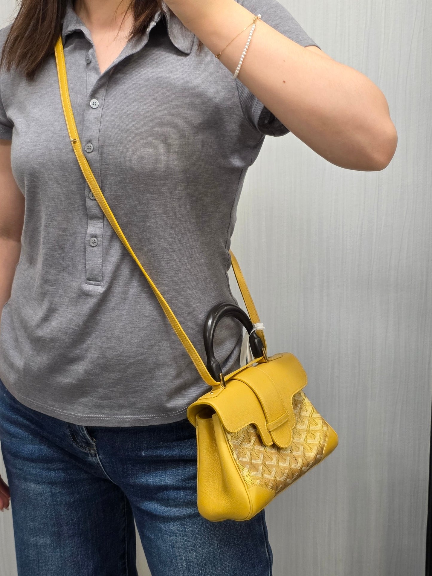 Goyard Saigon Mini Top Handle Bag (Pre-Owned)
