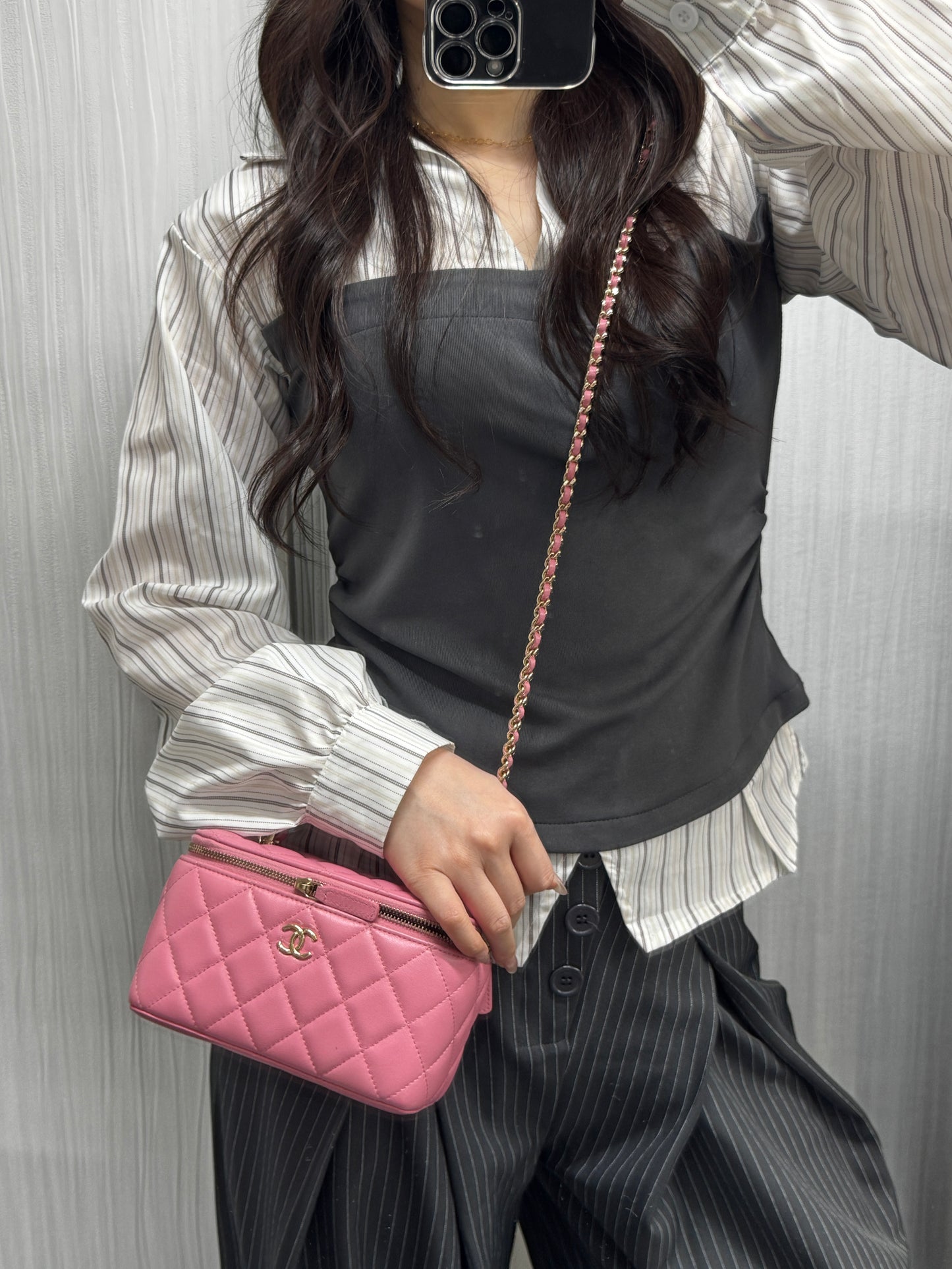 Chanel Quilted Vanity Chain Bag (Pre-Owned)