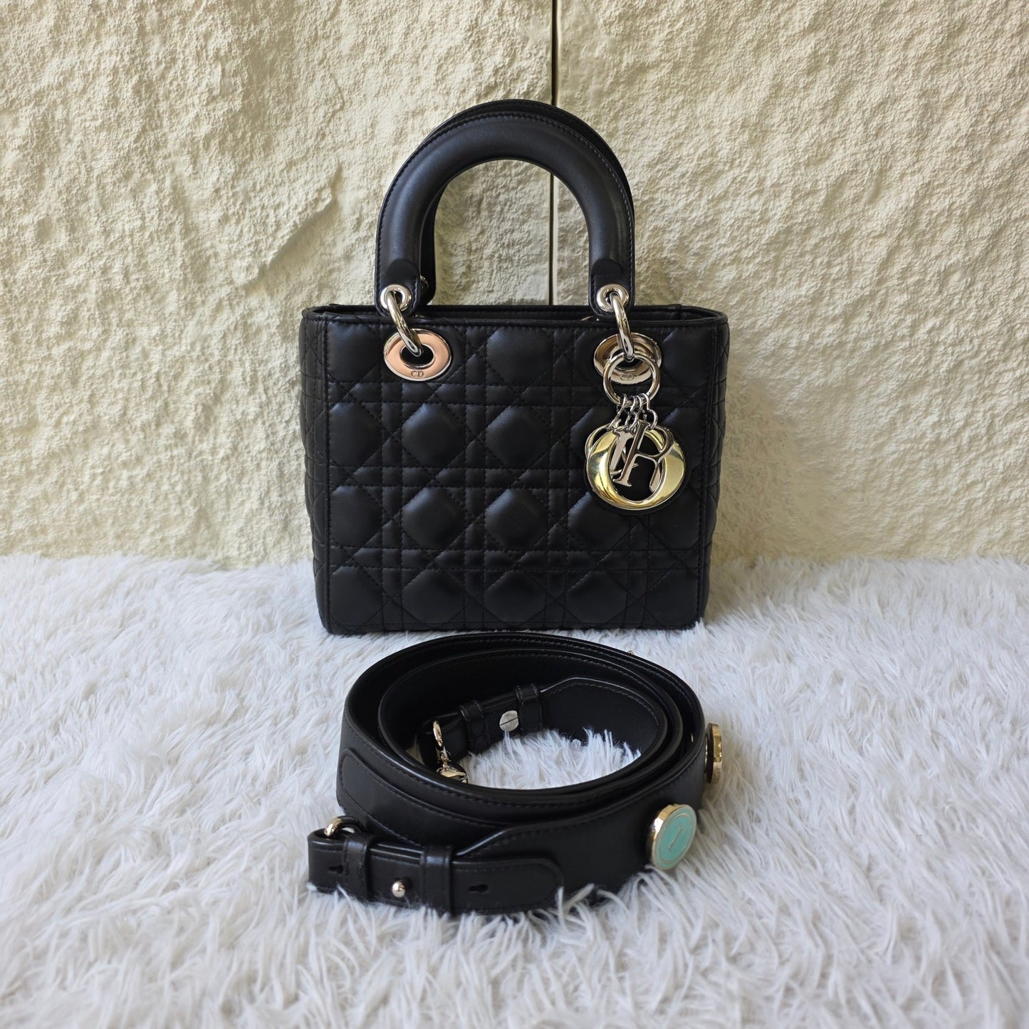 Dior Lady Dior Cannage Leather Bag (Pre-Owned)