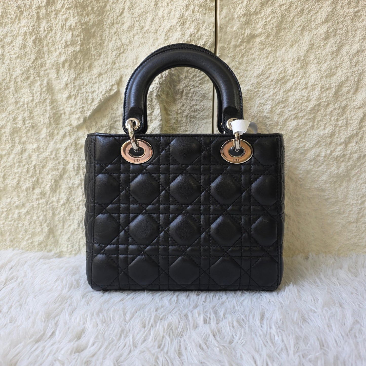 Dior Lady Dior Cannage Leather Bag (Pre-Owned)