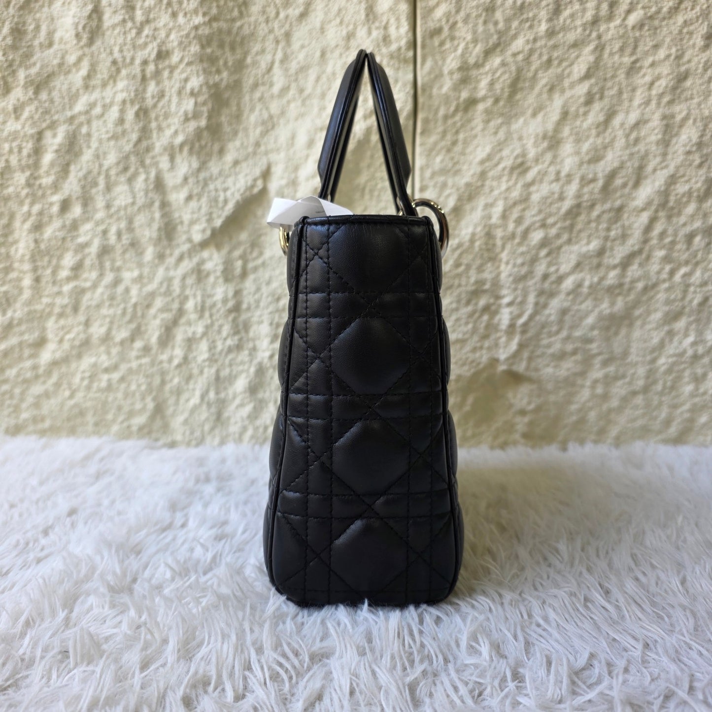 Dior Lady Dior Cannage Leather Bag (Pre-Owned)
