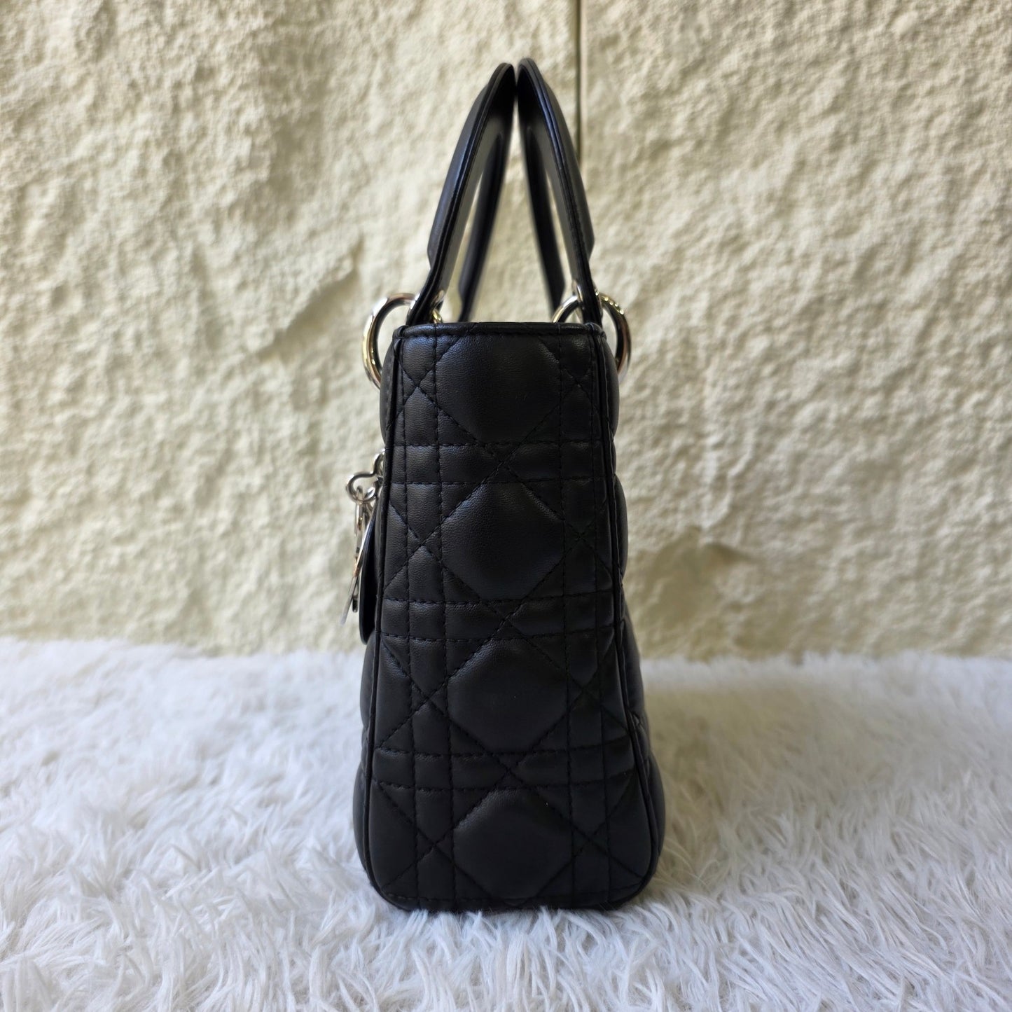 Dior Lady Dior Cannage Leather Bag (Pre-Owned)