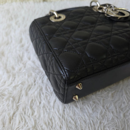 Dior Lady Dior Cannage Leather Bag (Pre-Owned)