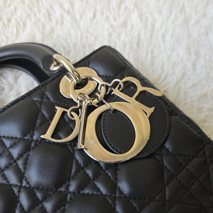 Dior Lady Dior Cannage Leather Bag (Pre-Owned)