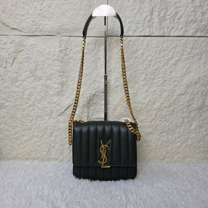 Saint Laurent Vertical Quilted Chain Shoulder Bag (Pre-Owned)