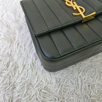 Saint Laurent Vertical Quilted Chain Shoulder Bag (Pre-Owned)