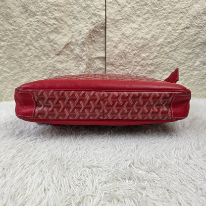 Goyard Red Goyardine Canvas Messenger Shoulder Bag (Pre-Owned)