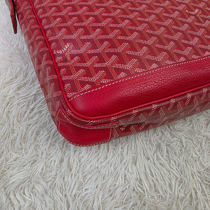 Goyard Red Goyardine Canvas Messenger Shoulder Bag (Pre-Owned)