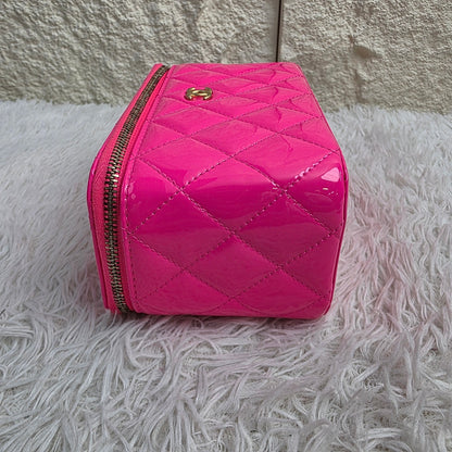 Chanel Hot Pink Quilted Leather Vanity Chain Shoulder Bag (Pre-Owned)