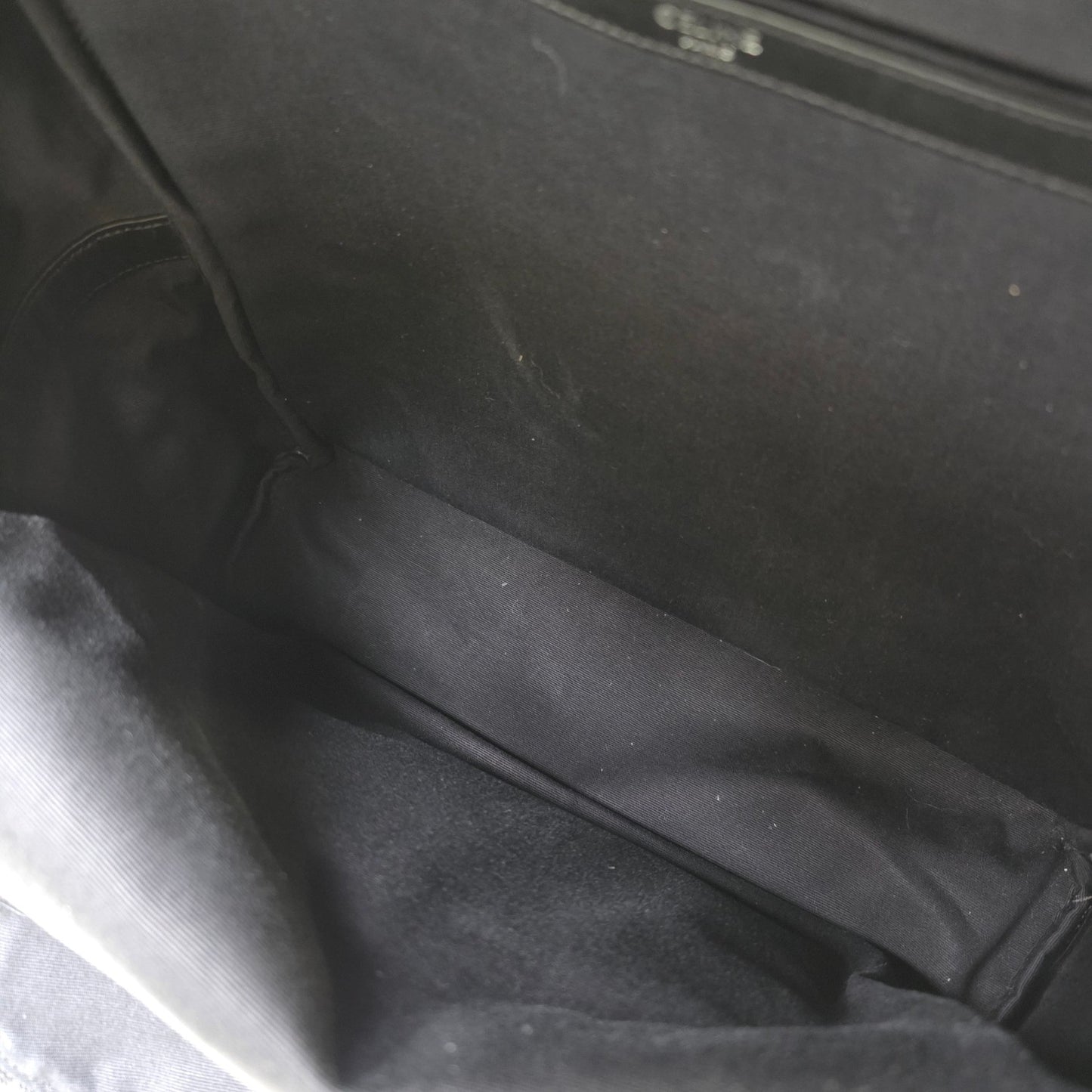 Celine Black Triomphe Canvas Backpack (Pre-Owned)