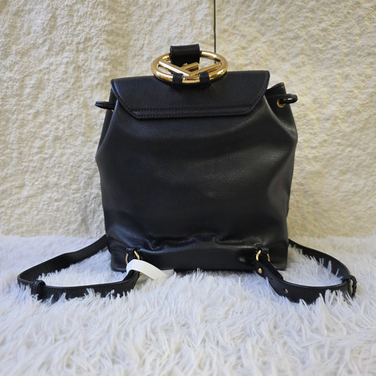 Fendi Black Leather Backpack (Pre-Owned)