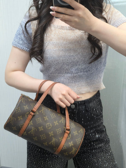 Louis Vuitton Monogram Canvas Papillon Handbag (Pre-Owned)