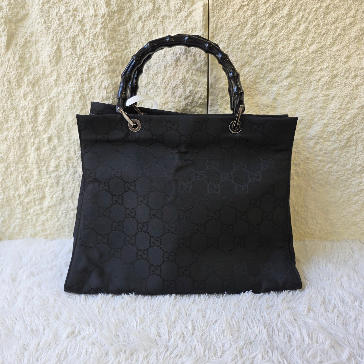 1 Gucci GG Monogram Bamboo Tote Bag (Pre-Owned)