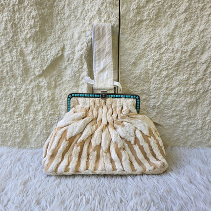 1 Versace Fur Wristlet Clutch Bag (Pre-Owned)