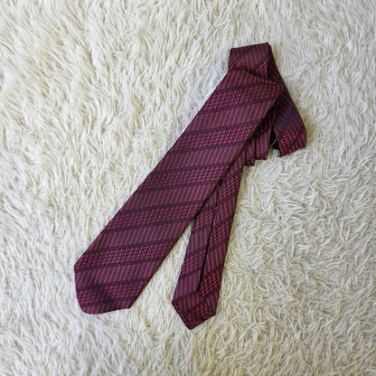 Bvlgari Logo Pattern Silk Tie (Pre-Owned)