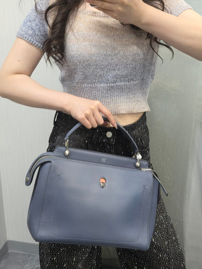 Fendi By The Way Leather Boston Bag (Pre-Owned)