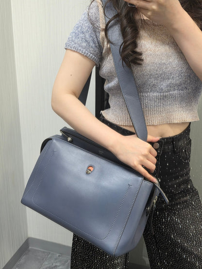 Fendi By The Way Leather Boston Bag (Pre-Owned)