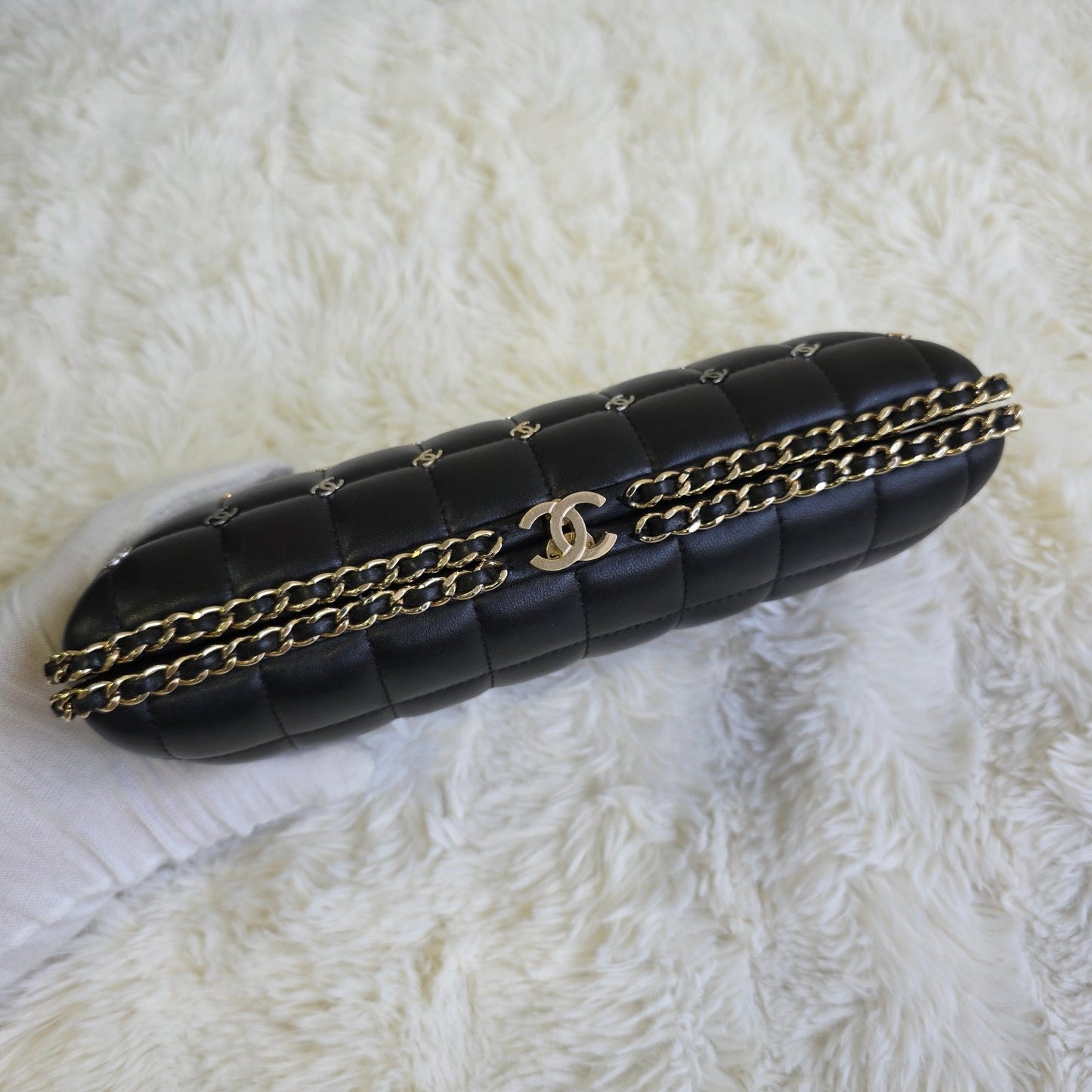 Chanel CC Logo Quilted Chain Shoulder Bag (Pre-Owned)