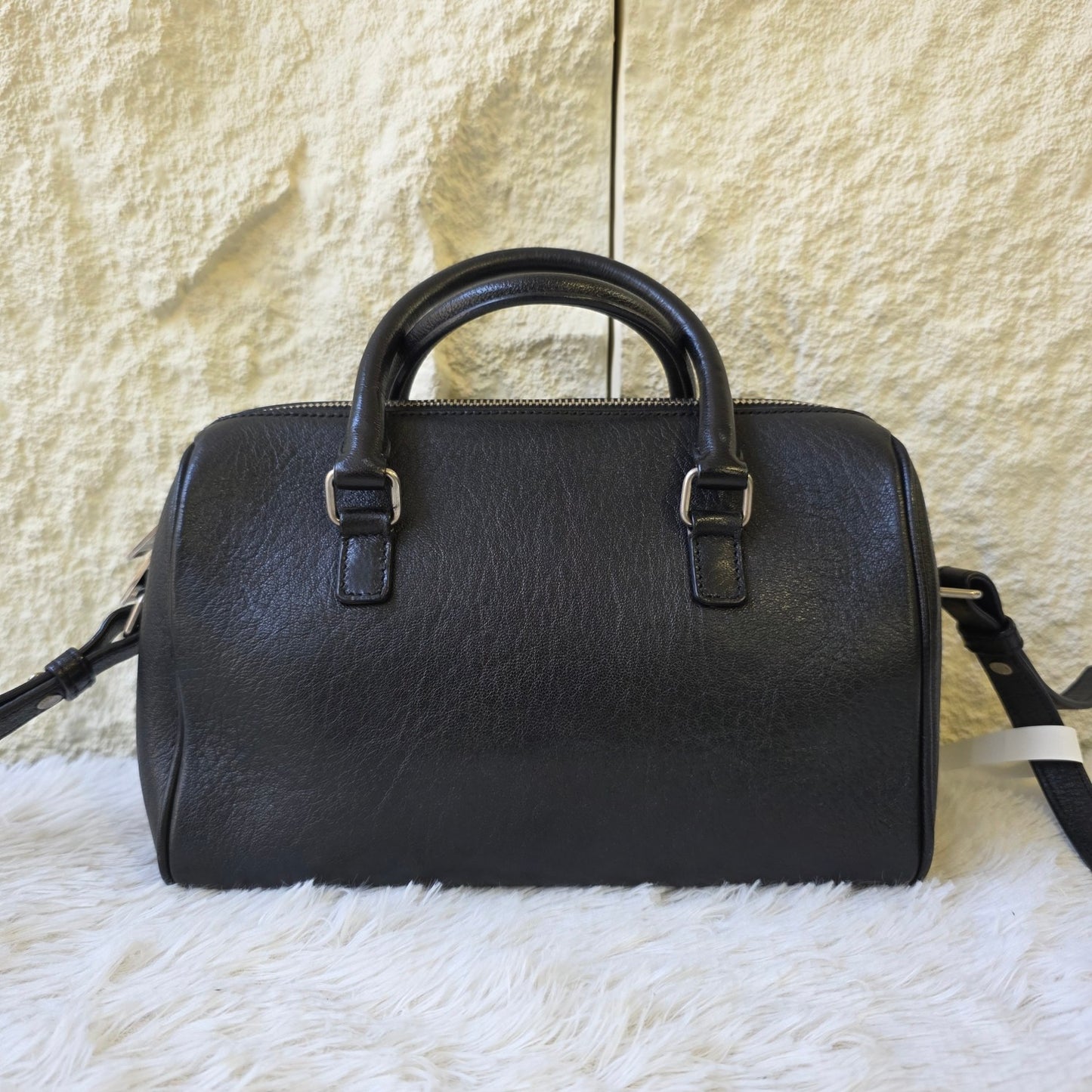 Saint Laurent LouLou Leather Bowling Bag (Pre-Owned)