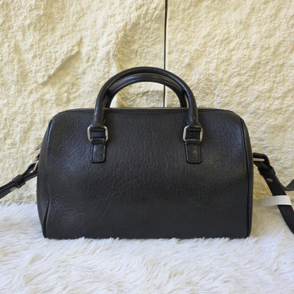 Saint Laurent LouLou Leather Bowling Bag (Pre-Owned)