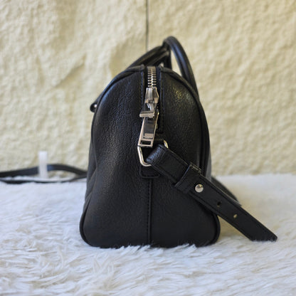 Saint Laurent LouLou Leather Bowling Bag (Pre-Owned)