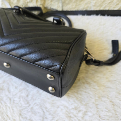 Saint Laurent LouLou Leather Bowling Bag (Pre-Owned)
