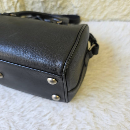 Saint Laurent LouLou Leather Bowling Bag (Pre-Owned)